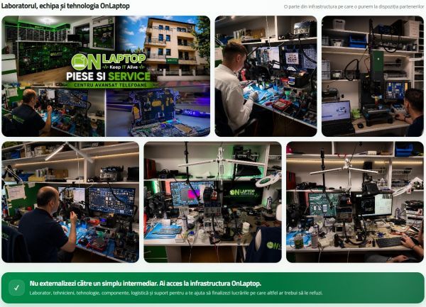 OnLaptop lansează Partners: distribuţie de piese şi infrastructură tehnică pentru service-ul tău
